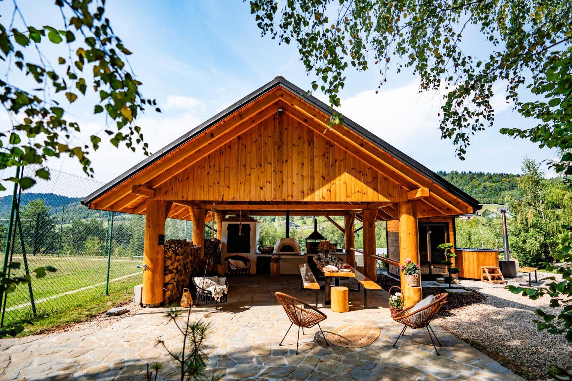 Forrest House Jacuzzi & Sauna Jasienica  Buitenkant foto